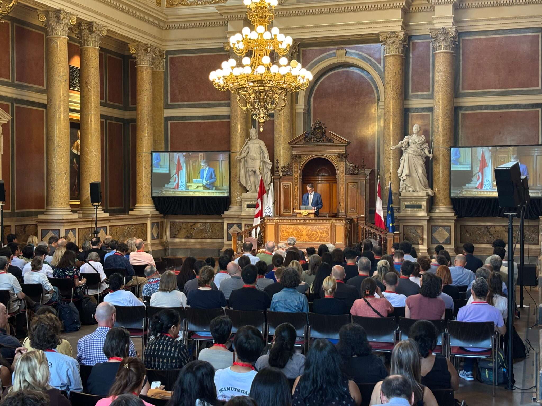 Welcome speech by Sebastian Schütze, the rector of the University of Vienna